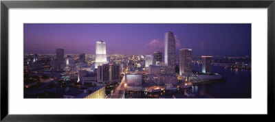 High Angle View Of A City, Miami, Florida, Usa by Panoramic Images Pricing Limited Edition Print image
