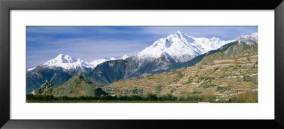 Mountains, Canton Of Valais, Switzerland by Panoramic Images Pricing Limited Edition Print image