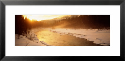 Frozen River, Bc, British Columbia, Canada by Panoramic Images Pricing Limited Edition Print image