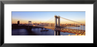 Manhattan Bridge, New York City, New York State, Usa by Panoramic Images Pricing Limited Edition Print image