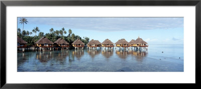 Lagoon Resort, Island, Water, Beach, Bora Bora, French Polynesia by Panoramic Images Pricing Limited Edition Print image