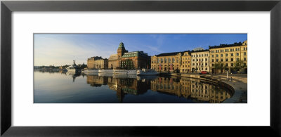 Reflection Of Buildings On Water, Stockholm, Sweden by Panoramic Images Pricing Limited Edition Print image