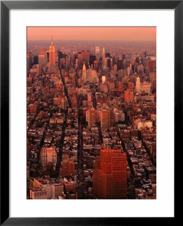 Cityscape From World Trade Center, New York City, New York, Usa by Angus Oborn Pricing Limited Edition Print image