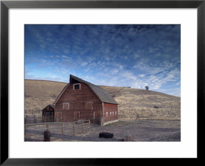 Red Barn, Wallowa County, Oregon, Usa by Brent Bergherm Pricing Limited Edition Print image