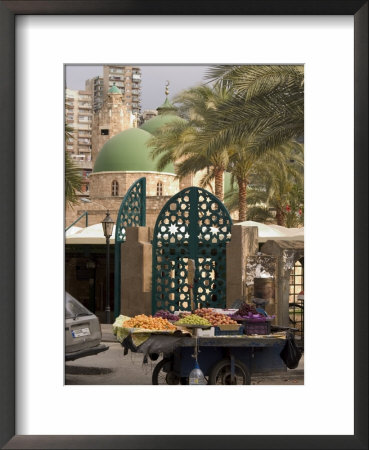 Fruit Seller's Cart, Tripoli, Lebanon, Middle East by Christian Kober Pricing Limited Edition Print image