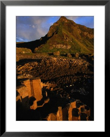 Rock Formations At Dusk, Giants Causeway, United Kingdom by Cheryl Conlon Pricing Limited Edition Print image