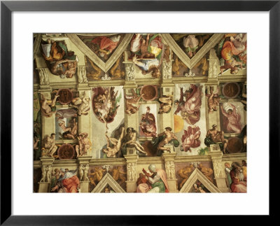 Ceiling Of The Sistine Chapel, The Vatican, Rome, Lazio, Italy by G Richardson Pricing Limited Edition Print image