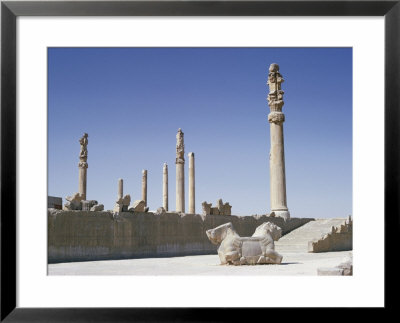 The Apadana (King's Audience Hall), Persepolis, Unesco World Heritage Site, Iran, Middle East by Jennifer Fry Pricing Limited Edition Print image