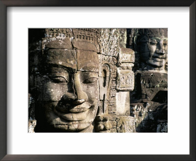 Bayon Temple, Angkor, Unesco World Heritage Site, Siem Reap, Cambodia, Indochina by Bruno Morandi Pricing Limited Edition Print image