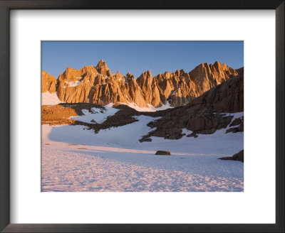 Mt. Whitney And Eastern Ramparts Of High Sierra At Sunrise, California by Brent Winebrenner Pricing Limited Edition Print image