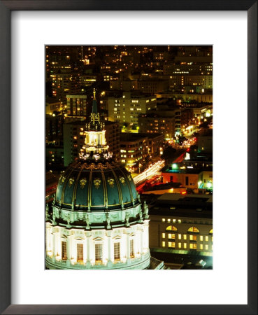 City Hall Dome, San Francisco, California by Brent Winebrenner Pricing Limited Edition Print image