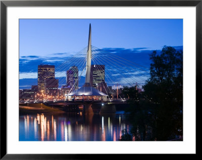 Esplanade Riel Pedestrian Bridge, Winnipeg, Manitoba by Walter Bibikow Pricing Limited Edition Print image