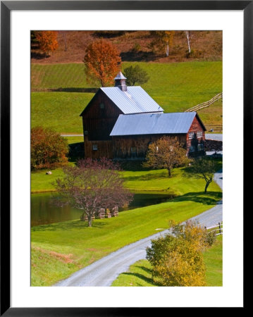 Fall Scenic Of Farmland Along Cloudland Road, North Of Woodstock, Vermont, Usa by Joe Restuccia Iii Pricing Limited Edition Print image