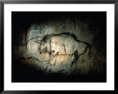 View Of A Bison Painted At Lascaux Approximately 17,000 Years Ago by Sisse Brimberg Pricing Limited Edition Print image