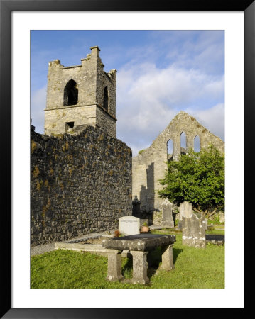 Church And Cong Abbey, County Mayo, Connacht, Republic Of Ireland by Gary Cook Pricing Limited Edition Print image