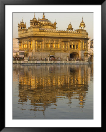 The Sikh Golden Temple Reflected In Pool, Amritsar, Punjab State, India by Eitan Simanor Pricing Limited Edition Print image