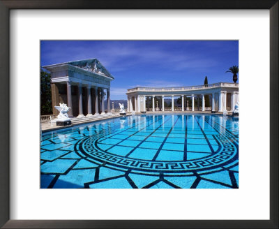 Hearst Castle Outdoor Pool, San Simeon, California by John Elk Iii Pricing Limited Edition Print image