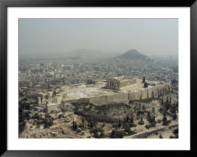 An Elevated View Of The Parthenon, Temple Of Athena by James P. Blair Pricing Limited Edition Print image