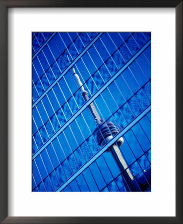 The Cn Tower Reflected In A Skyscraper, Toronto, Ontario, Canada by Neil Setchfield Pricing Limited Edition Print image