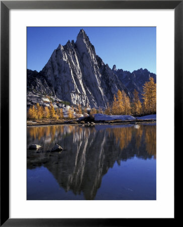 Prusik Peak Reflected In Gnome Tarn, Enchantment Lakes, Washington, Usa by Jamie & Judy Wild Pricing Limited Edition Print image