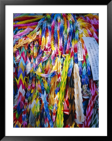 Paper Cranes, Children's Peace Memorial, Hiroshima, Japan by Christopher Rennie Pricing Limited Edition Print image