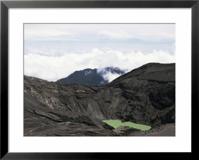Third Crater From The Summit Of Irazu, Highest In Costa Rica At 3432M, Last Erupted 1994, Cartago by Pearl Bucknall Pricing Limited Edition Print image