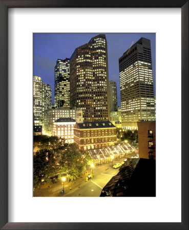 Freedom Trail, Faneuil Hall And Quincey Market In Boston, Massachusetts by Richard Nowitz Pricing Limited Edition Print image