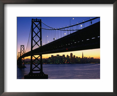 Skyline And Bay Bridge From Treasure Island, San Francisco, California, Usa by Roberto Gerometta Pricing Limited Edition Print image