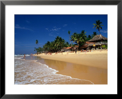Waves Coming Onto Beach And Buildings, Hikkaduwa, Sri Lanka by Dallas Stribley Pricing Limited Edition Print image