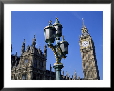 Big Ben And The Houses Of Parliament, Unesco World Heritage Site, Westminster, London, England by Fraser Hall Pricing Limited Edition Print image