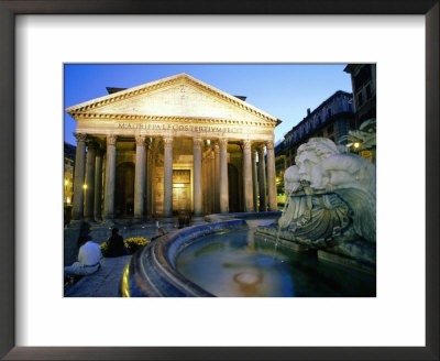 Pantheon At Dusk, Rome, Lazio, Italy by Christopher Groenhout Pricing Limited Edition Print image