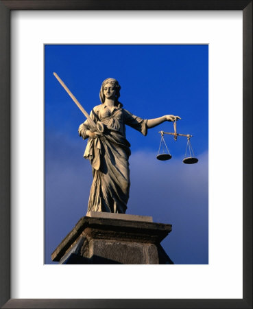 The Much-Criticised Figure Of Justice At Dublin Castle, Dublin, Ireland by Doug Mckinlay Pricing Limited Edition Print image