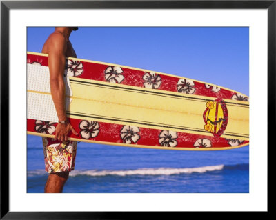 Man With Surfboard, Barra Da Tijuca Beach by Silvestre Machado Pricing Limited Edition Print image