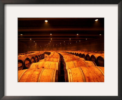 Barrel Room At Opus One, Napa Valley, California by Oliver Strewe Pricing Limited Edition Print image