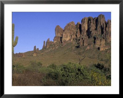 Superstition Mountains, Lost Dutchman State Park, Arizona, Usa by Kristin Mosher Pricing Limited Edition Print image