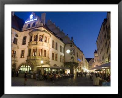 Hofbrauhaus Restaurant At Platzl Square, Munich's Most Famous Beer Hall, Munich, Bavaria, Germany by Yadid Levy Pricing Limited Edition Print image