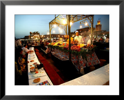Food Stall On Dejemma El-Fna, Marrakesh, Morocco by Doug Mckinlay Pricing Limited Edition Print image