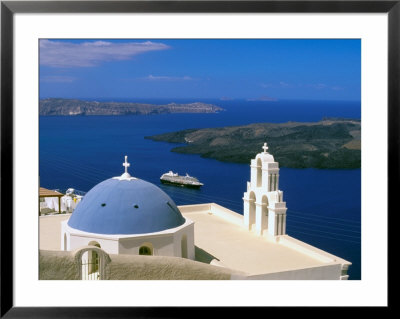 Kimisis Theotokov Church, Thira, Santorini, Cyclades Islands, Greece by Walter Bibikow Pricing Limited Edition Print image