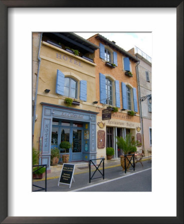 Hotel And Restaurant, Arles, Provence, France by Lisa S. Engelbrecht Pricing Limited Edition Print image