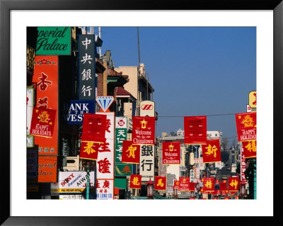 Grant Street In Chinatown, San Francisco, Usa by John Elk Iii Pricing Limited Edition Print image