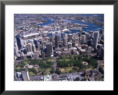 Hyde Park And Sydney Cbd, Australia by David Wall Pricing Limited Edition Print image