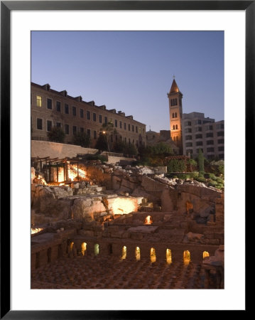 Roman Baths, Archaelogical Site, Beirut, Lebanon, Middle East by Christian Kober Pricing Limited Edition Print image