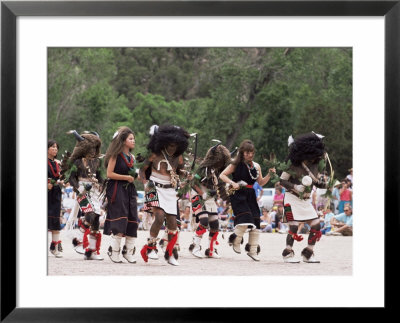 Buffalo Dance Performed By Indians From Laguna Pueblo On 4Th July, Santa Fe, New Mexico, Usa by Nedra Westwater Pricing Limited Edition Print image