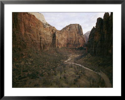 Cathedral-Like Cliffs Form The Sanctuary Of Zion National Park by Stephen Alvarez Pricing Limited Edition Print image
