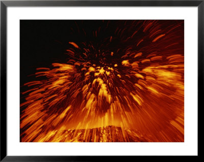 Molten Lava Spews Forth From Mount Etna by Peter Carsten Pricing Limited Edition Print image