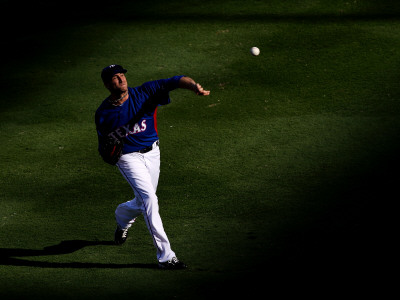 Texas Rangers V. San Francisco Giants, Game 5:  Pitcher Michael Kirkman by Christian Petersen Pricing Limited Edition Print image