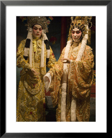 Chinese Opera Display, Hong Kong Museum Of History, Tsim Sha Tsui, Hong Kong, China by Greg Elms Pricing Limited Edition Print image