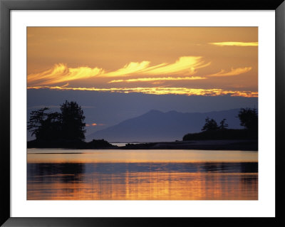 A Pretty Sunset At Kah Shakes Cove With Revillagigedo Island In Back by Bill Curtsinger Pricing Limited Edition Print image
