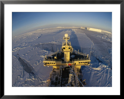 A View From The Science Mast Of The Icebreaker Nathaniel B. Palmer by Maria Stenzel Pricing Limited Edition Print image