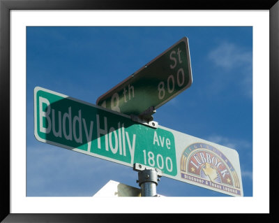 Buddy Holly Avenue, Lubbock, Texas, Usa by Ethel Davies Pricing Limited Edition Print image